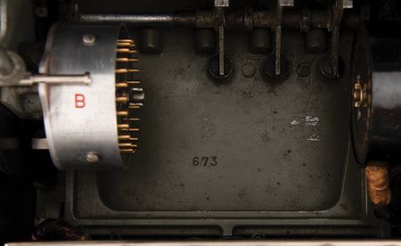 Lot #2016 Enigma I Military-Issue Cipher Machine in Rare Panzerholz Case, with Standard Oak Case (c. 1943, Fully Operational) - Image 15