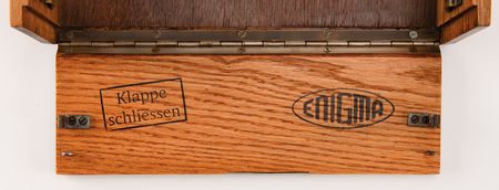 Lot #2016 Enigma I Military-Issue Cipher Machine in Rare Panzerholz Case, with Standard Oak Case (c. 1943, Fully Operational) - Image 27