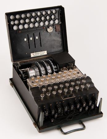 Lot #2016 Enigma I Military-Issue Cipher Machine in Rare Panzerholz Case, with Standard Oak Case (c. 1943, Fully Operational) - Image 3
