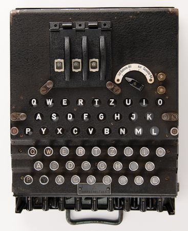 Lot #2016 Enigma I Military-Issue Cipher Machine in Rare Panzerholz Case, with Standard Oak Case (c. 1943, Fully Operational) - Image 7