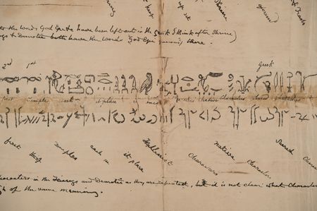 Lot #2002 Rosetta Stone: Archive of 19th-Century British Working Papers, Decoding the Lost Language of Ancient Egyptian Hieroglyphics - Image 14