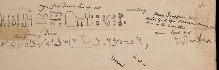 Lot #2002 Rosetta Stone: Archive of 19th-Century British Working Papers, Decoding the Lost Language of Ancient Egyptian Hieroglyphics - Image 15