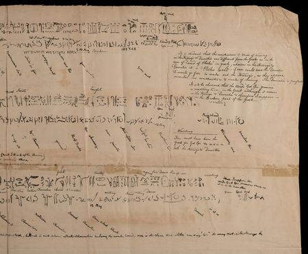 Lot #2002 Rosetta Stone: Archive of 19th-Century British Working Papers, Decoding the Lost Language of Ancient Egyptian Hieroglyphics - Image 18