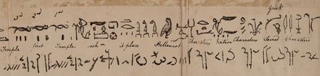 Lot #2002 Rosetta Stone: Archive of 19th-Century British Working Papers, Decoding the Lost Language of Ancient Egyptian Hieroglyphics - Image 20