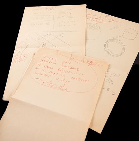 Lot #2011 Moe Berg Hand-Notated Spy Manuscript on Atomic Chain Reactions (1944) - Penned by a Physicist Who Shared Intelligence on Nazi Germany's Nuclear Weapons Program - Image 1