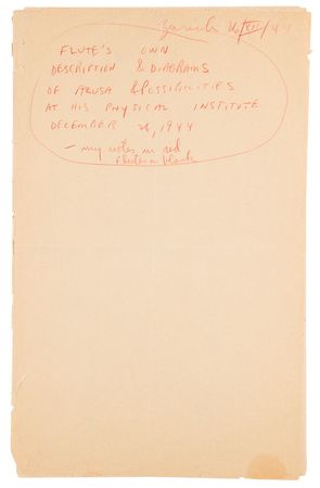 Lot #2011 Moe Berg Hand-Notated Spy Manuscript on Atomic Chain Reactions (1944) - Penned by a Physicist Who Shared Intelligence on Nazi Germany's Nuclear Weapons Program - Image 2