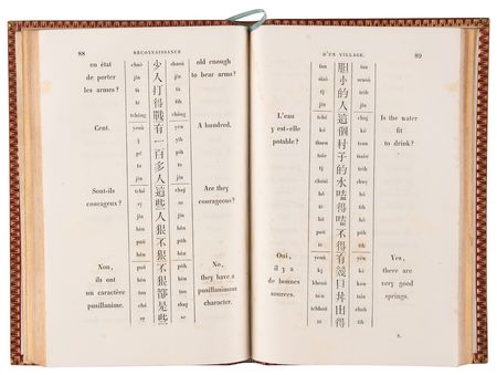 Lot #2006 Claude Philibert Dabry de Thiersant: Military Phrasebook in Chinese, French, and English (1859) - Image 11