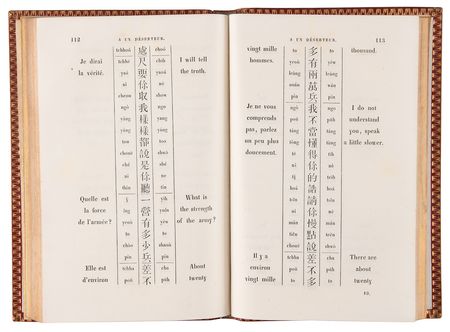 Lot #2006 Claude Philibert Dabry de Thiersant: Military Phrasebook in Chinese, French, and English (1859) - Image 13