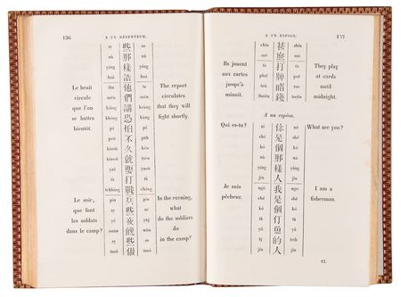 Lot #2006 Claude Philibert Dabry de Thiersant: Military Phrasebook in Chinese, French, and English (1859) - Image 14