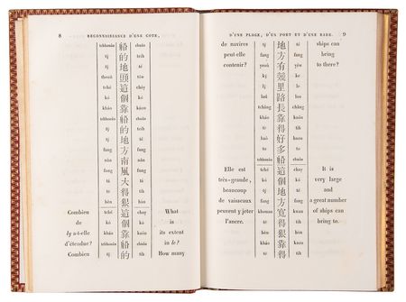Lot #2006 Claude Philibert Dabry de Thiersant: Military Phrasebook in Chinese, French, and English (1859) - Image 8