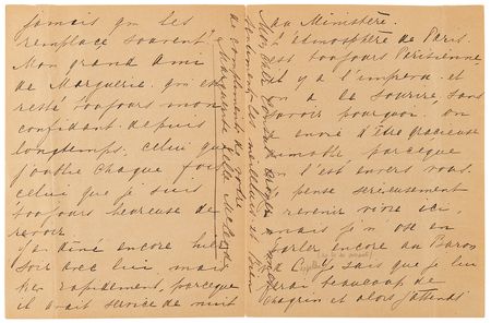 Lot #2008 Mata Hari World War I-Dated Autograph Letter Signed on Her Wartime Efforts: 