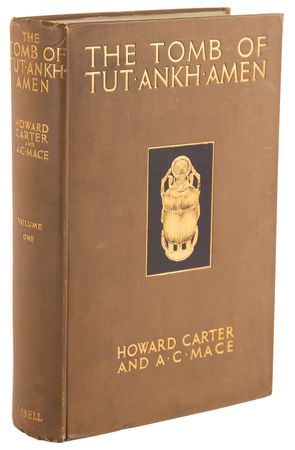 Lot #2005 Howard Carter Signed Book Set - The Tomb of Tutankhamen - Image 4