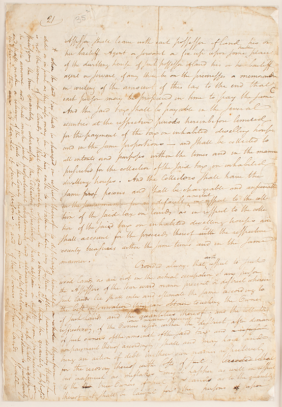Lot 951 Alexander Hamilton Handwritten Manuscript on Taxes