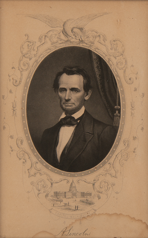 Lot 45 Abraham Lincoln Engraving
