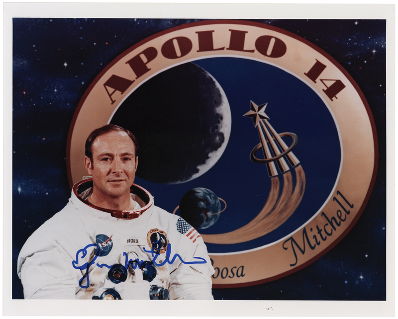 Lot 470 Edgar Mitchell Signed Photograph