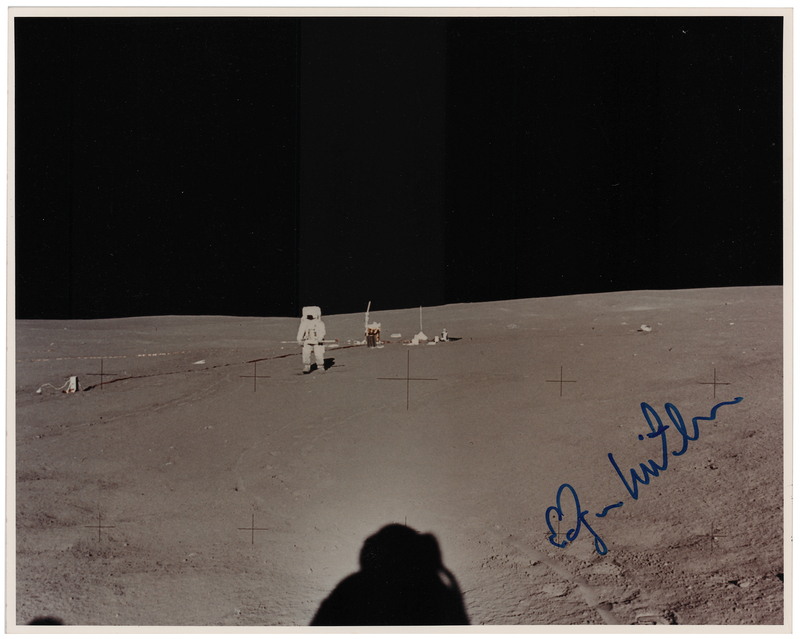Lot 473 Edgar Mitchell Signed Photograph