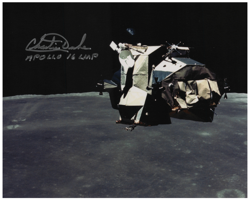 Lot 455 Charlie Duke Signed Photograph