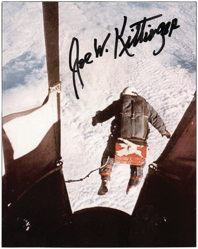 Lot 414 Joe Kittinger Signed Photograph