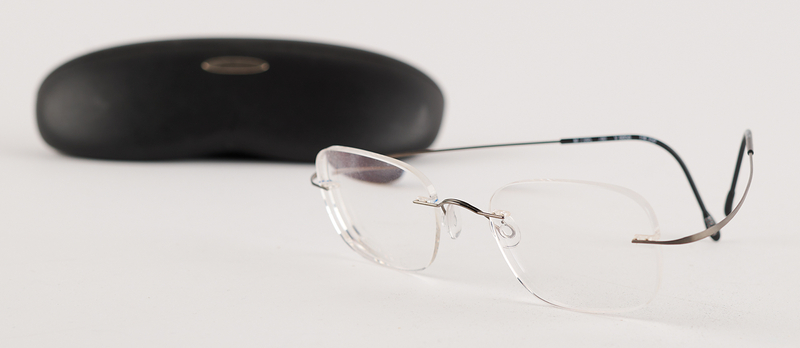 Lot 492 STS-92 Flown Bifocals and Glasses Case - From the Personal Collection of Brian Duffy