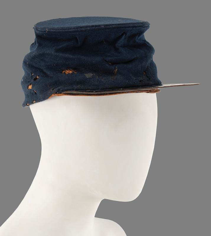 Lot 389 Civil War Union Model 1859 ?Type 2? Forage Cap (9th New Jersey Infantry)