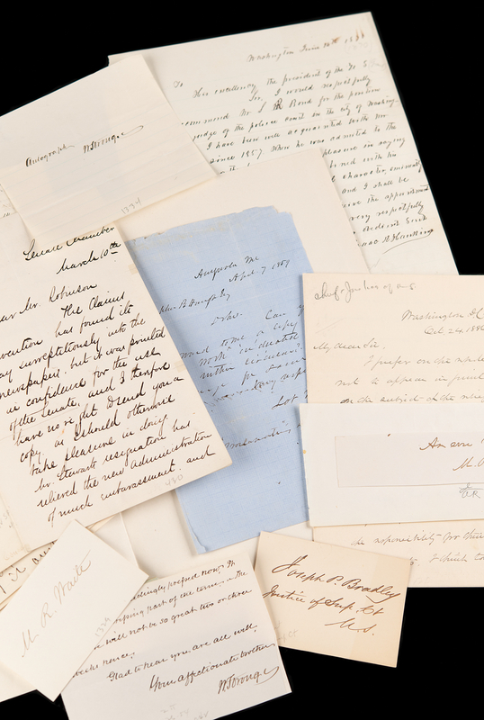 Lot 319 U. S. Grant Cabinet and Associates (12) Signed Items