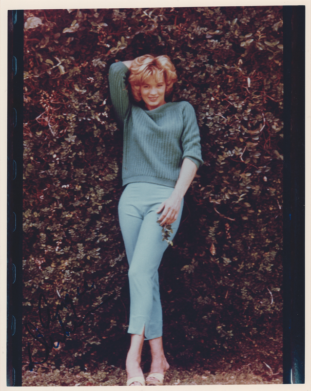 Lot 580 Angie Dickinson Signed Photograph