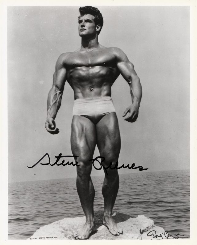 Lot 624 Steve Reeves Signed Photograph