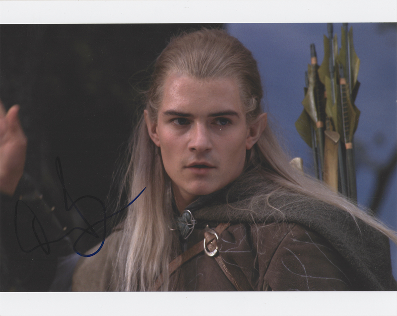 Lot 561 Orlando Bloom Signed Photograph