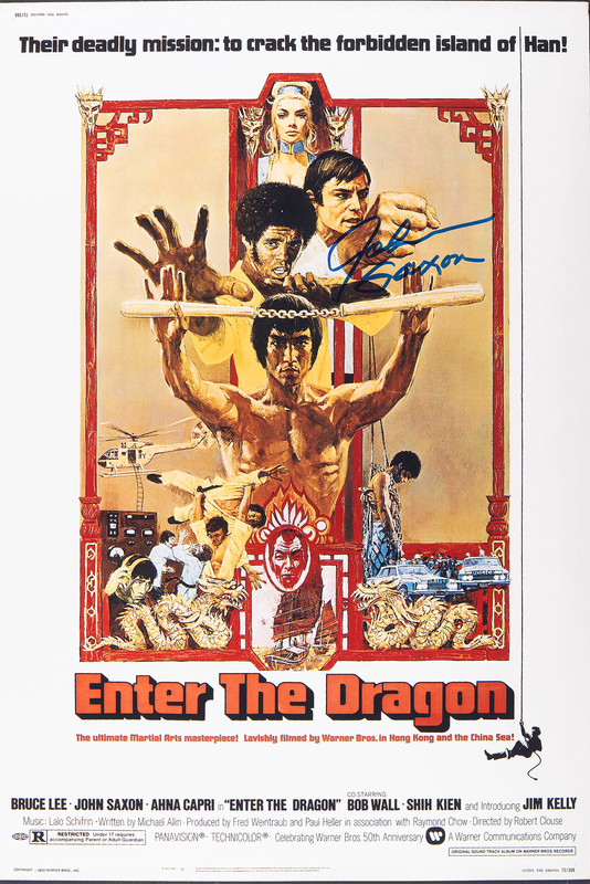 Lot 625 John Saxon Oversized Signed Photograph