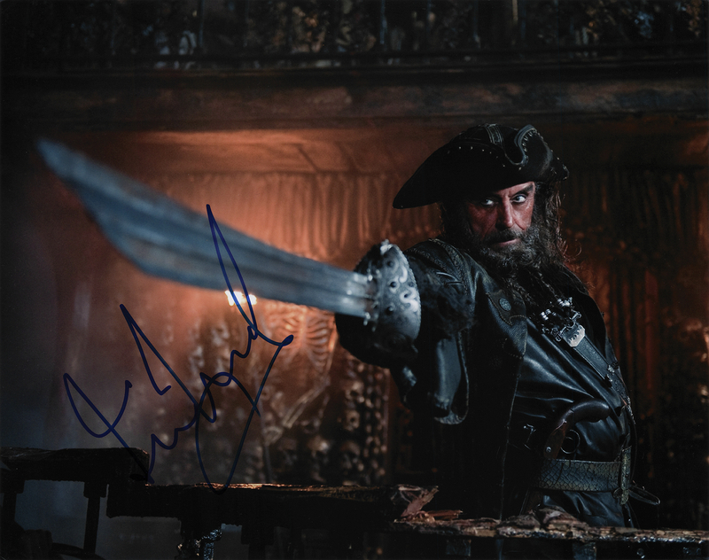 Lot 608 Ian McShane Oversized Signed Photograph