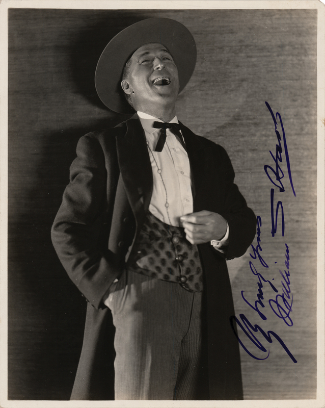 Lot 592 William S. Hart Signed Photograph