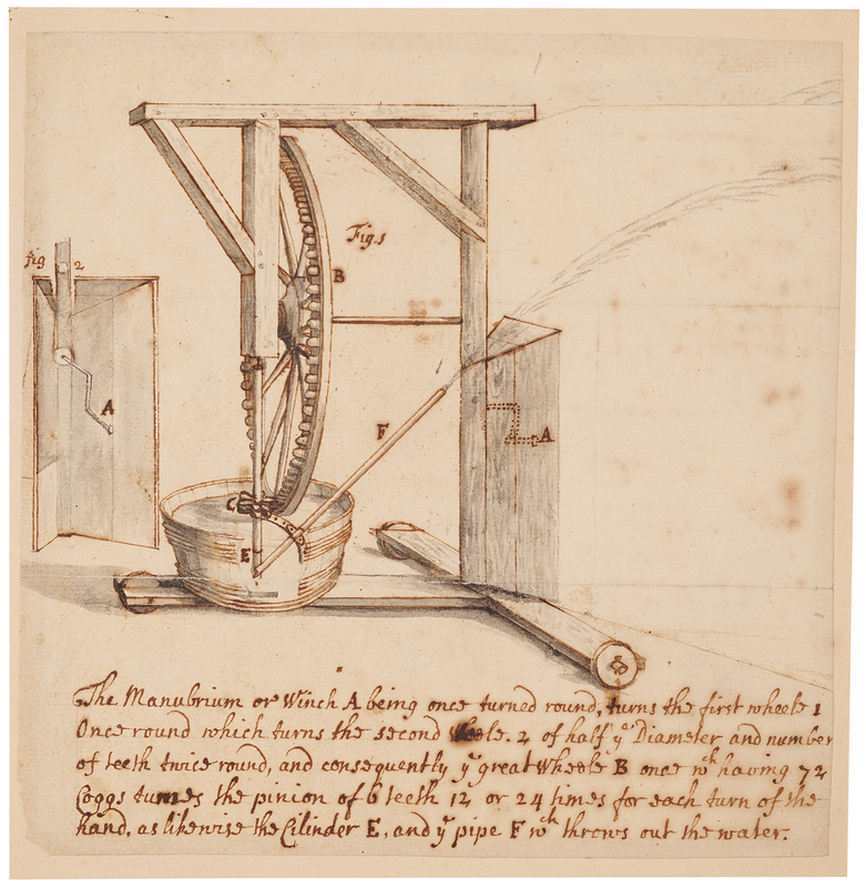 Lot 219 [Isaac Newton] Sketch of a 
