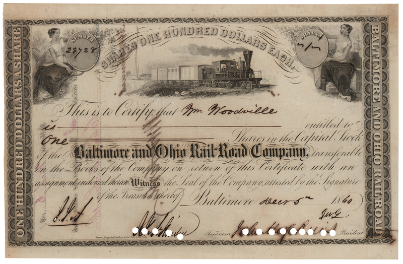 Lot 328 Johns Hopkins Document Signed