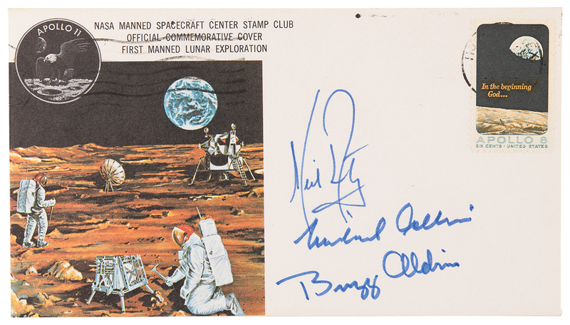 Lot 419 Apollo 11 Crew-Signed 'Type 1' Insurance Cover