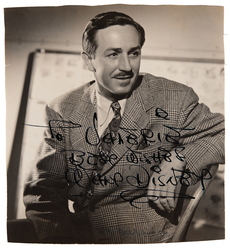 Lot 700 Walt Disney Signed Photograph