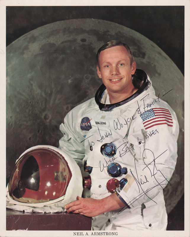 Lot 446 Neil Armstrong Signed Photograph