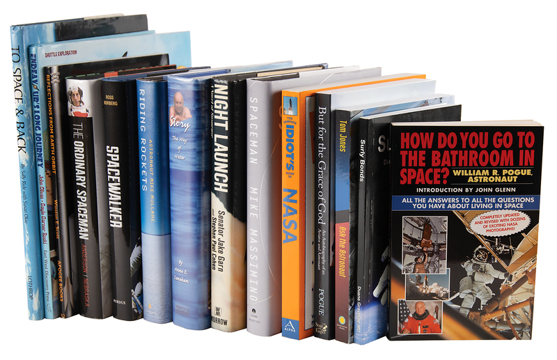 Lot 487 Space Shuttle Astronauts (14) Signed Books
