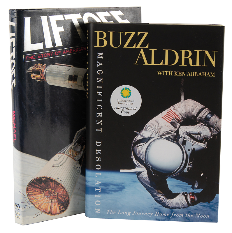 Lot 431 Apollo 11 (2) Signed Books - Aldrin and Collins