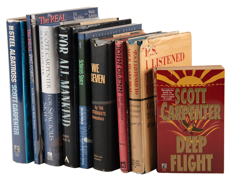 Lot 468 Mercury Astronauts (9) Signed Books