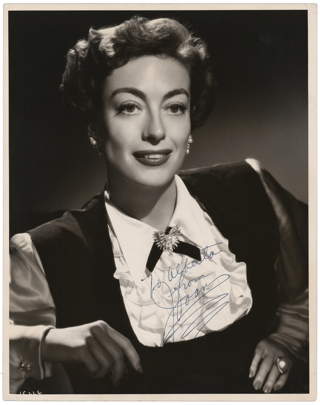Lot 567 Joan Crawford Oversized Signed Photograph