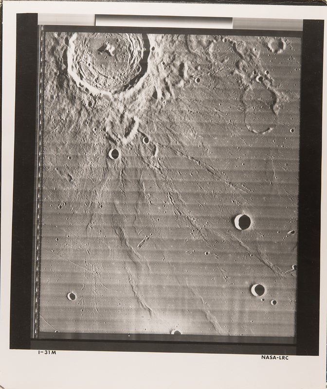 Lot 464 Lunar Orbiter I Oversized Photograph