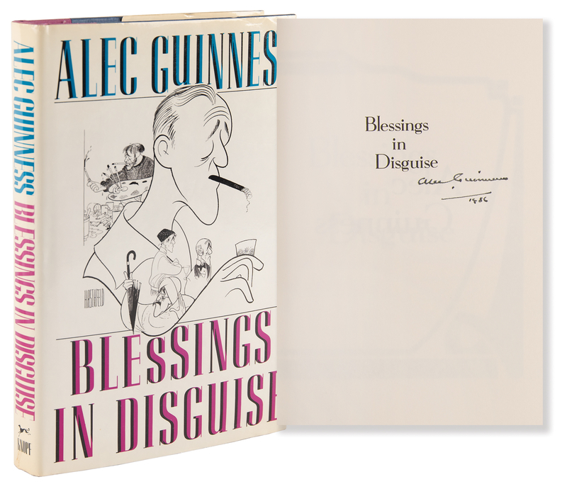Lot 585 Alec Guinness Signed Book - Blessings in Disguise