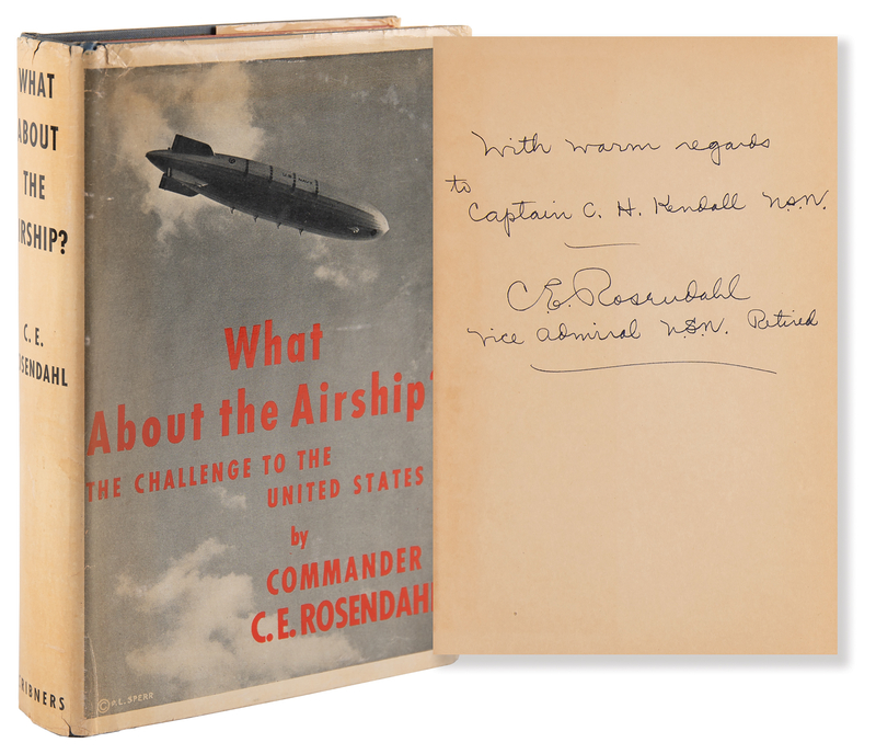 Lot 413 Hindenburg: Charles E. Rosendahl Signed Book - What About the Airship?