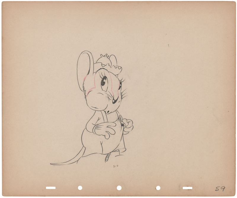 Lot 798 Abner production drawing from The Country Cousin