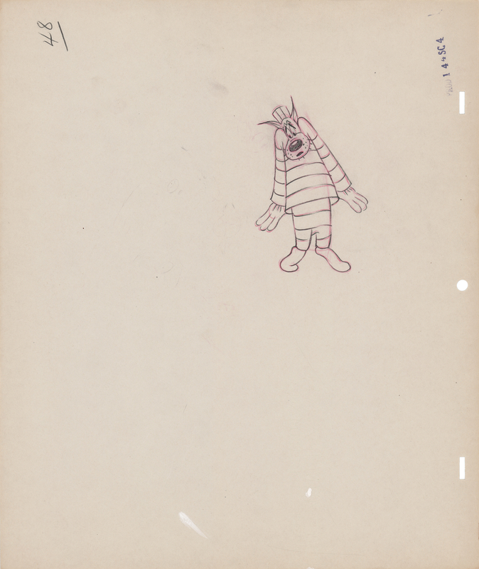 Lot 912 Wolf production drawing from Northwest Hounded Police