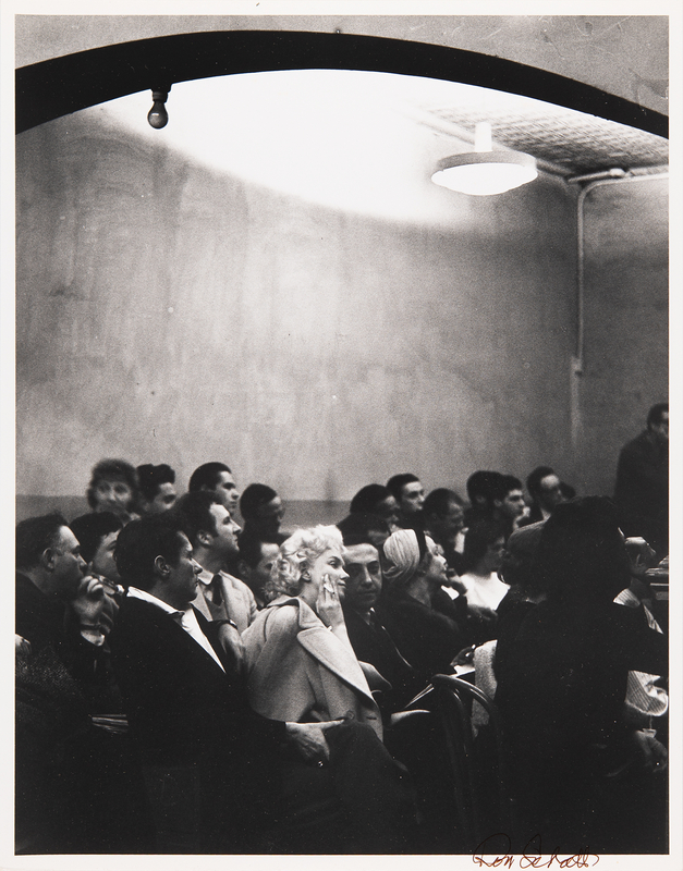 Lot 611 Marilyn Monroe Oversized Original Photograph by Roy Schatt