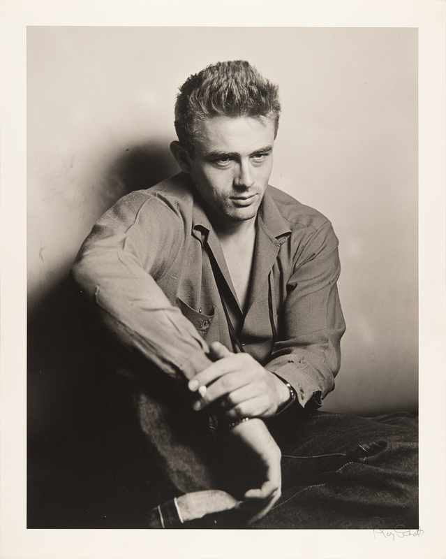 Lot 572 James Dean Oversized Original Photograph by Roy Schatt