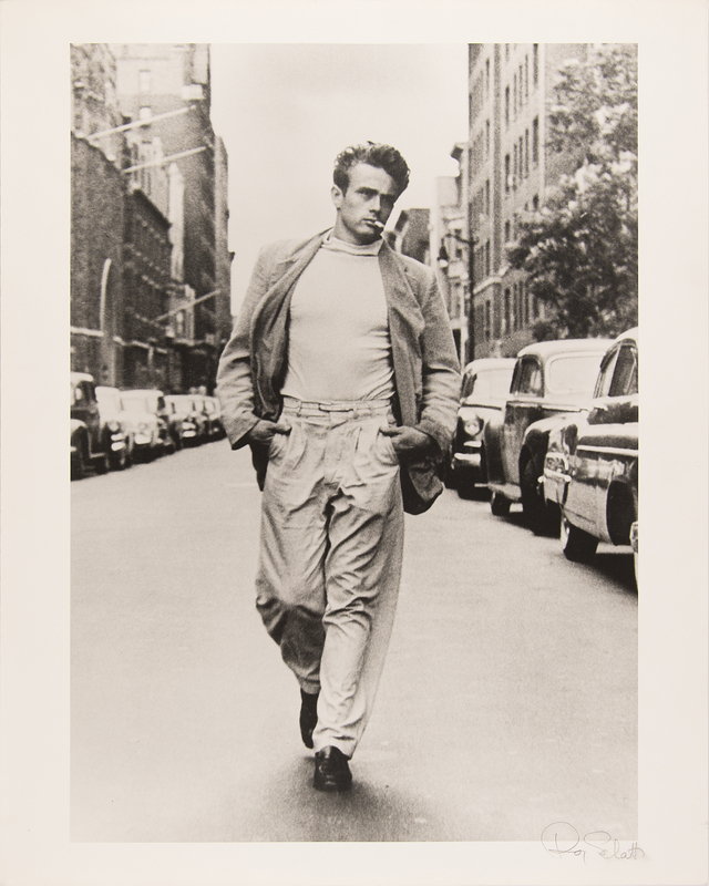 Lot 577 James Dean Oversized Original Photograph by Roy Schatt