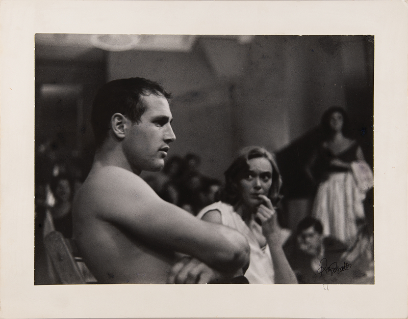 Lot 620 Paul Newman Oversized Original Photograph by Roy Schatt