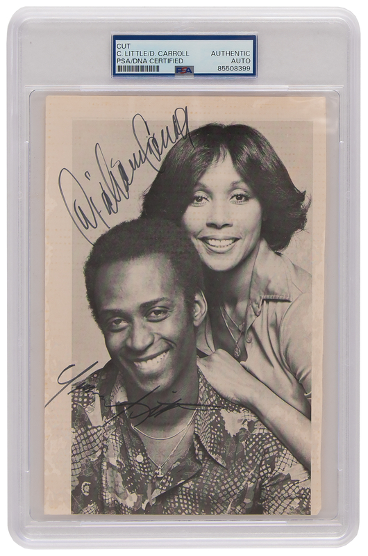 Lot 607 Cleavon Little and Diahann Carroll Signed Photograph